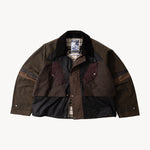 REWORK® TACTICAL WAX JACKET - N° 034 Coats & Jackets X-LARGE / BROWN - BRUT Clothing US