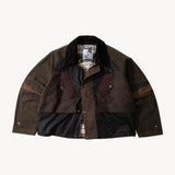 REWORK® TACTICAL WAX JACKET - N° 034 Coats & Jackets X-LARGE / BROWN - BRUT Clothing US