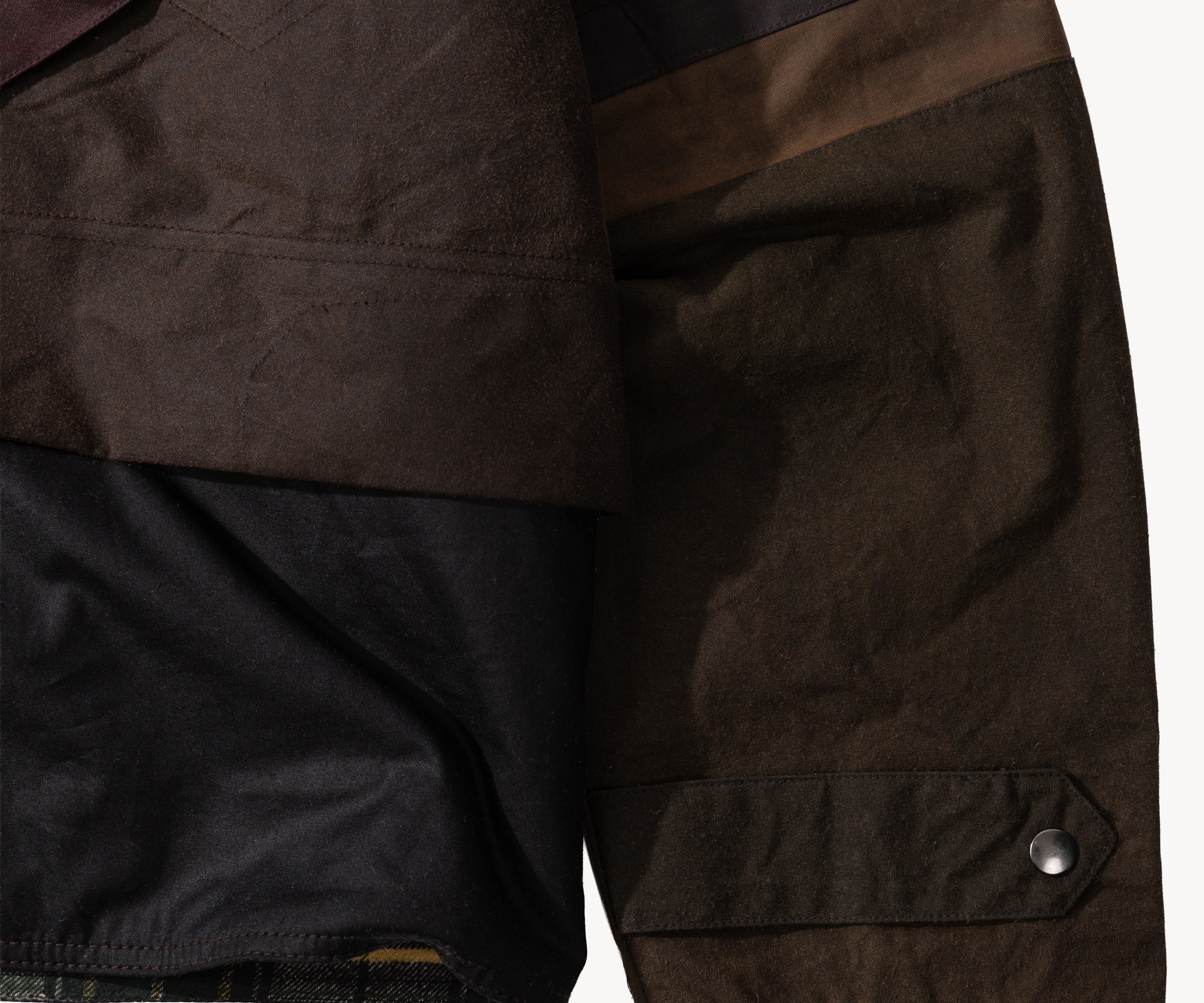 REWORK® TACTICAL WAX JACKET - N° 034 Coats & Jackets X-LARGE / BROWN - BRUT Clothing US