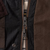 REWORK® TACTICAL WAX JACKET - N° 034 Coats & Jackets X-LARGE / BROWN - BRUT Clothing US