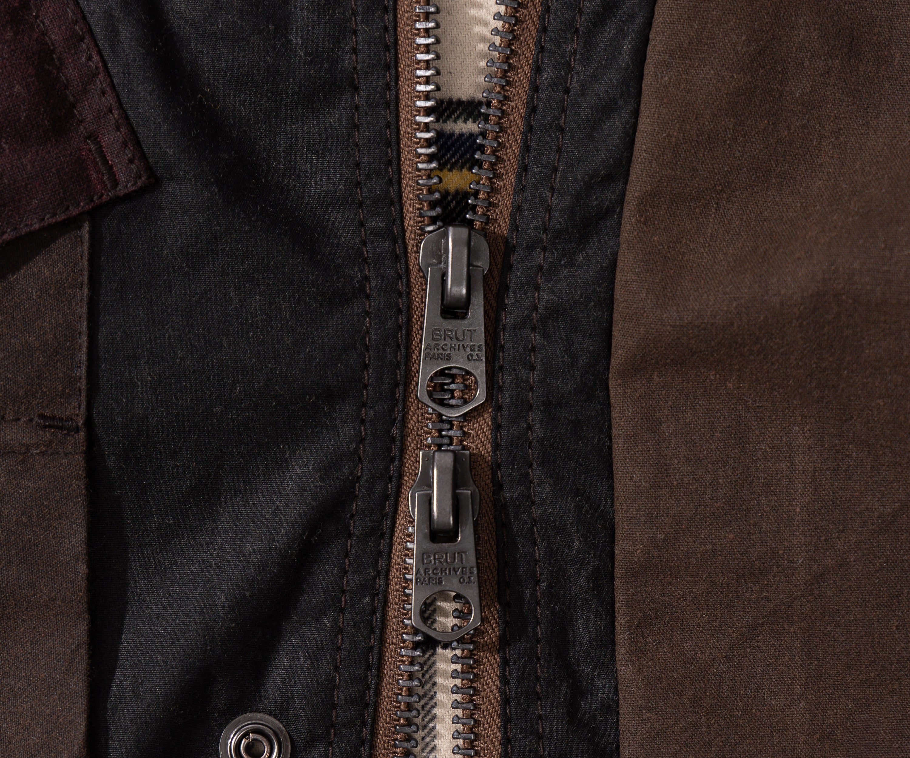 REWORK® TACTICAL WAX JACKET - N° 034 Coats & Jackets X-LARGE / BROWN - BRUT Clothing US