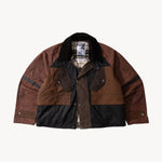 REWORK® TACTICAL WAX JACKET - N° 035 Coats & Jackets X-LARGE / BROWN - BRUT Clothing US