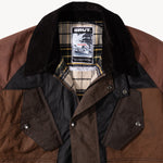 REWORK® TACTICAL WAX JACKET - N° 035 Coats & Jackets X-LARGE / BROWN - BRUT Clothing US