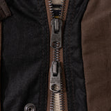 REWORK® TACTICAL WAX JACKET - N° 035 Coats & Jackets X-LARGE / BROWN - BRUT Clothing US