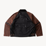 REWORK® TACTICAL WAX JACKET - N° 035 Coats & Jackets X-LARGE / BROWN - BRUT Clothing US