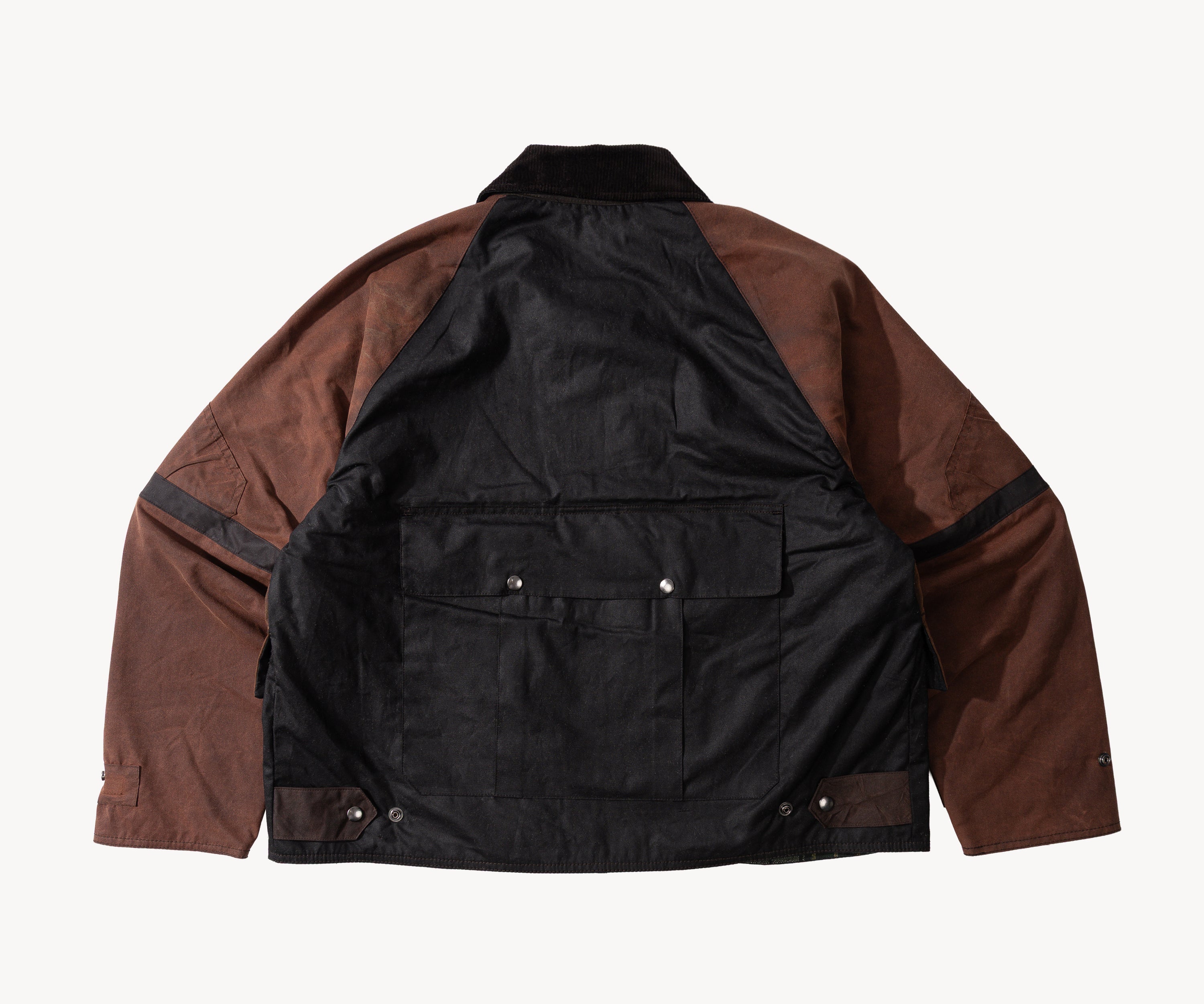 REWORK® TACTICAL WAX JACKET - N° 035 Coats & Jackets X-LARGE / BROWN - BRUT Clothing US