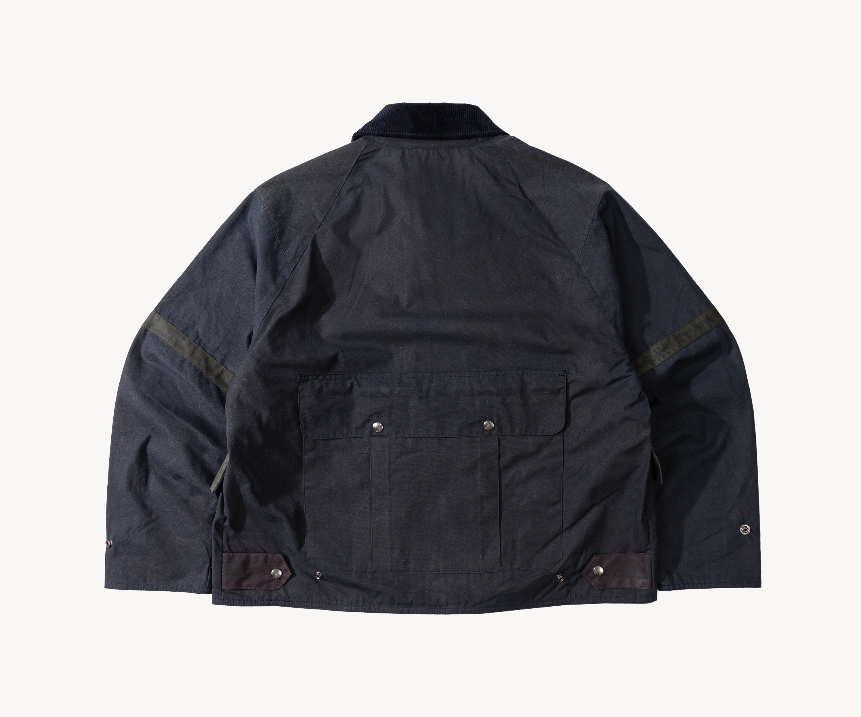 REWORK® TACTICAL WAX JACKET - N° 023 Coats & Jackets LARGE / BLUE - BRUT Clothing US