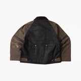 REWORK® TACTICAL WAX JACKET - N° 028 Coats & Jackets LARGE / BROWN - BRUT Clothing US