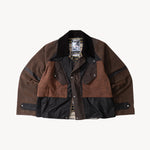 REWORK® TACTICAL WAX JACKET - N° 024 Coats & Jackets LARGE / BROWN - BRUT Clothing US