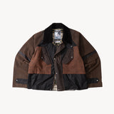 REWORK® TACTICAL WAX JACKET - N° 024 Coats & Jackets LARGE / BROWN - BRUT Clothing US