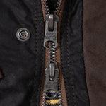 REWORK® TACTICAL WAX JACKET - N° 024 Coats & Jackets LARGE / BROWN - BRUT Clothing US