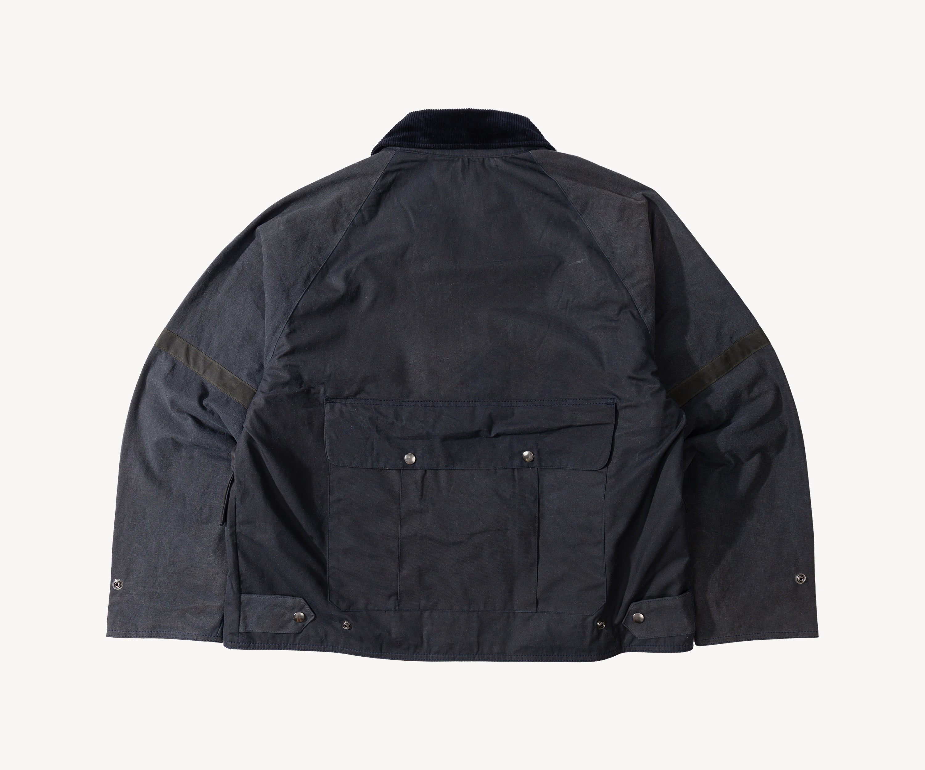REWORK® TACTICAL WAX JACKET - N° 022 Coats & Jackets LARGE / BLUE - BRUT Clothing US