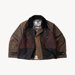 REWORK® TACTICAL WAX JACKET - N° 028 Coats & Jackets LARGE / BROWN - BRUT Clothing US