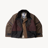 REWORK® TACTICAL WAX JACKET - N° 028 Coats & Jackets LARGE / BROWN - BRUT Clothing US