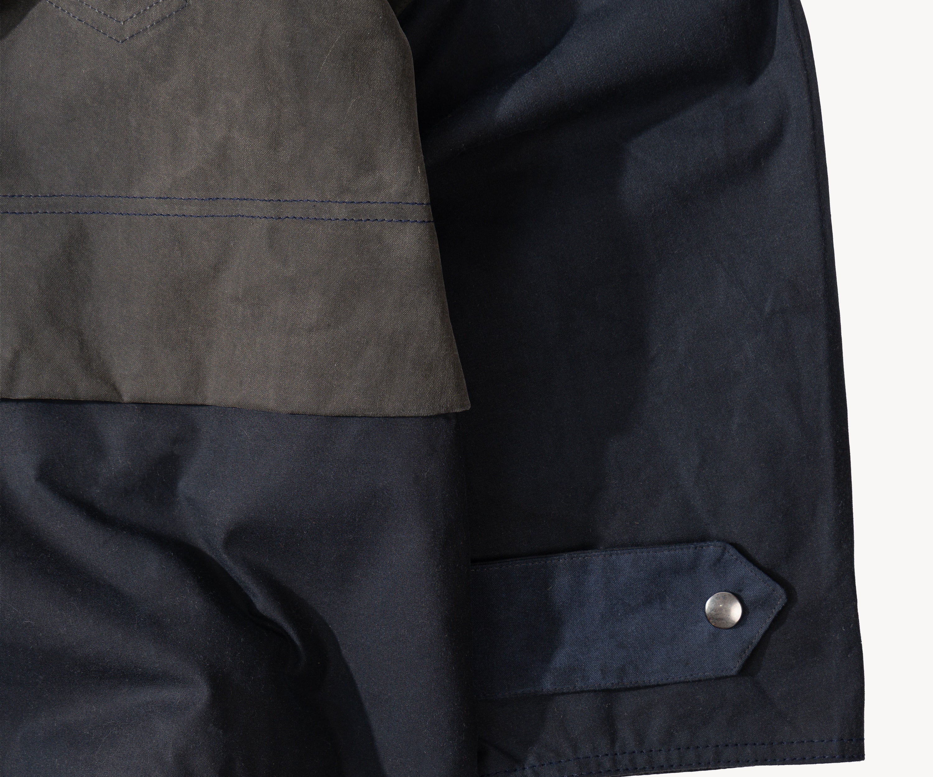 REWORK® TACTICAL WAX JACKET - N° 023 Coats & Jackets LARGE / BLUE - BRUT Clothing US