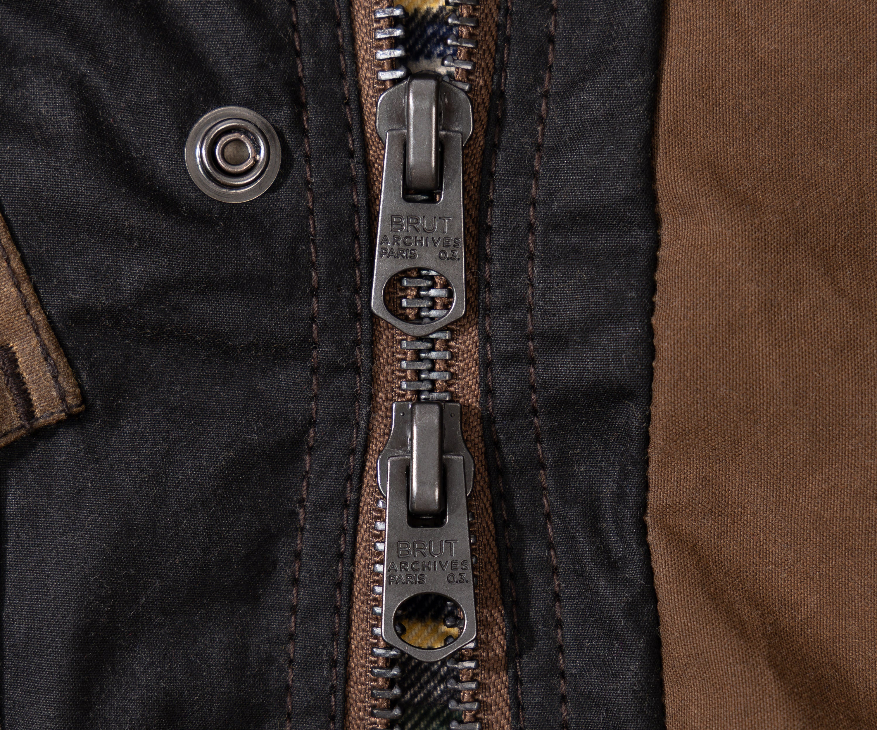 REWORK® TACTICAL WAX JACKET - N° 028 Coats & Jackets LARGE / BROWN - BRUT Clothing US