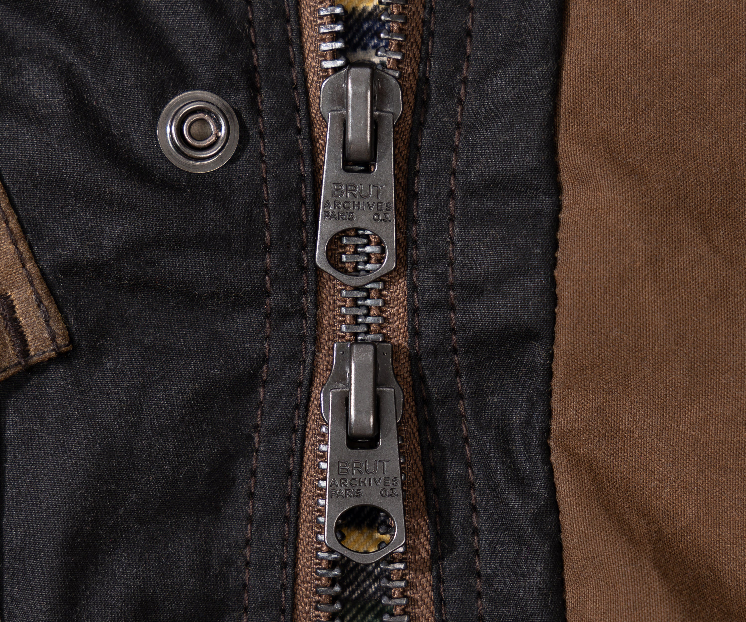REWORK® TACTICAL WAX JACKET - N° 028 Coats & Jackets LARGE / BROWN - BRUT Clothing US