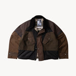 REWORK® TACTICAL WAX JACKET - N° 005 Coats & Jackets SMALL / BROWN - BRUT Clothing US