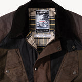 REWORK® TACTICAL WAX JACKET - N° 005 Coats & Jackets SMALL / BROWN - BRUT Clothing US