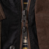 REWORK® TACTICAL WAX JACKET - N° 005 Coats & Jackets SMALL / BROWN - BRUT Clothing US