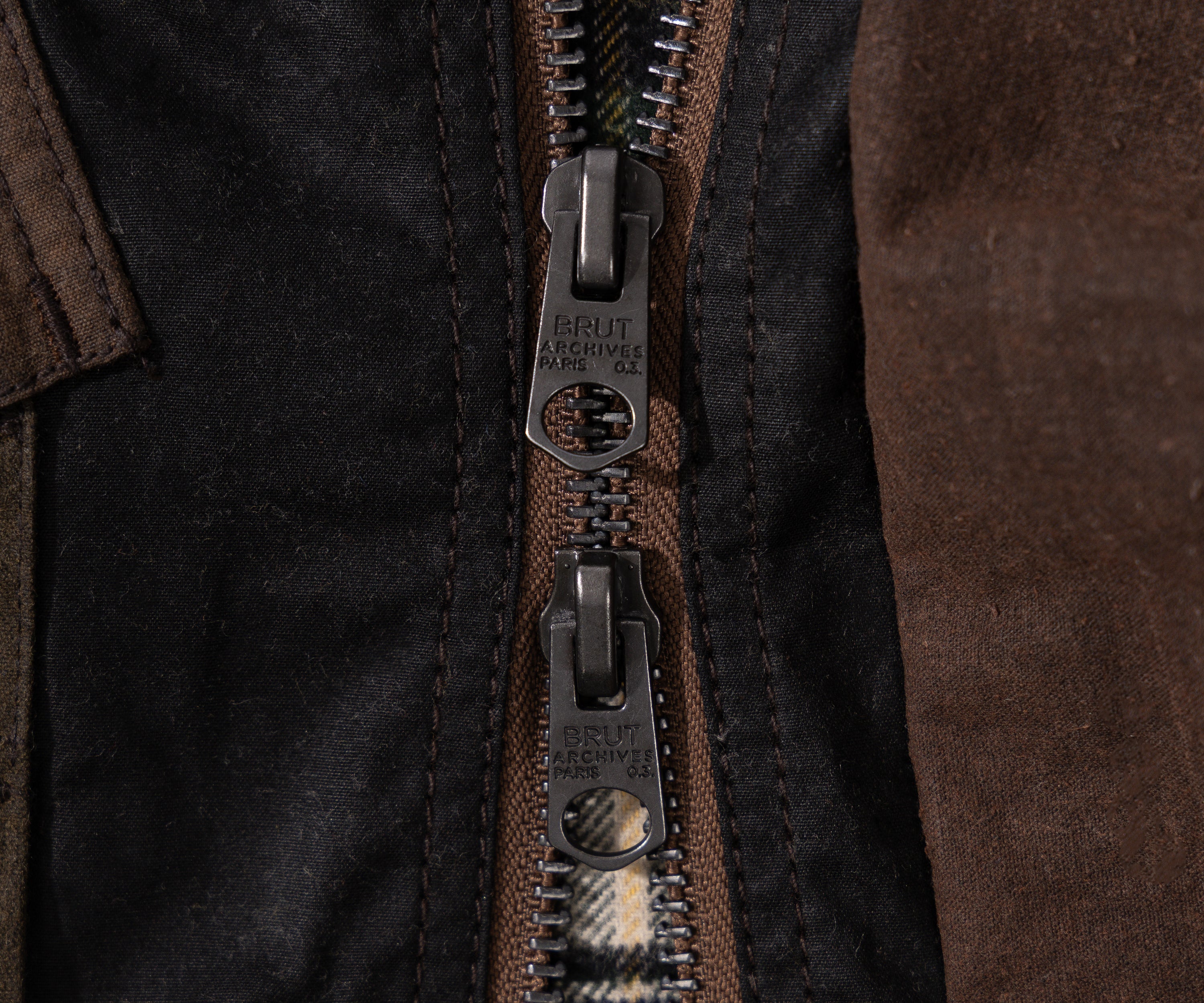 REWORK® TACTICAL WAX JACKET - N° 005 Coats & Jackets SMALL / BROWN - BRUT Clothing US