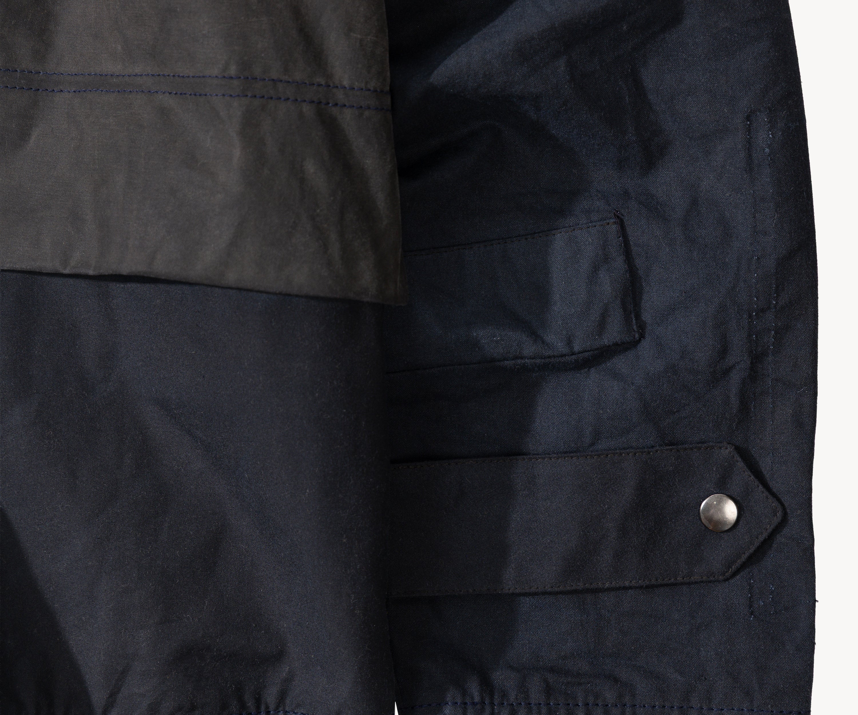 REWORK® TACTICAL WAX JACKET - N° 032 Coats & Jackets X-LARGE / BLUE - BRUT Clothing US