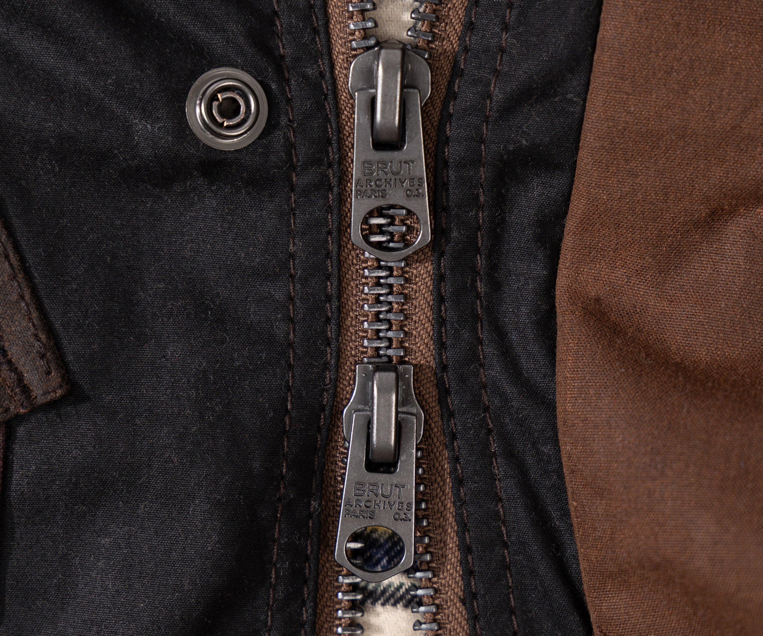 REWORK® TACTICAL WAX JACKET - N° 033 Coats & Jackets X-LARGE / BROWN - BRUT Clothing US