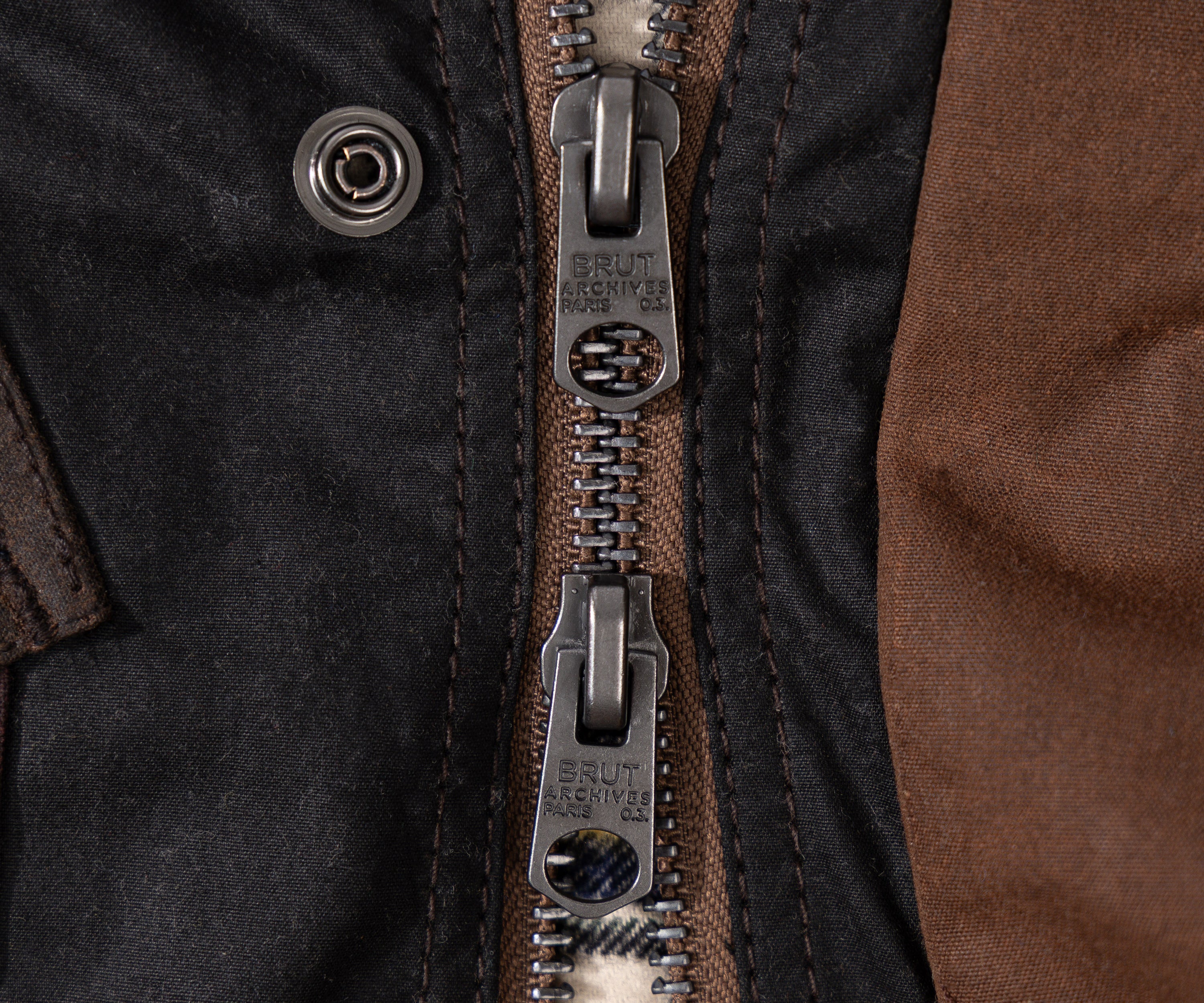 REWORK® TACTICAL WAX JACKET - N° 033 Coats & Jackets X-LARGE / BROWN - BRUT Clothing US