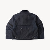 REWORK® TACTICAL WAX JACKET - N° 032 Coats & Jackets X-LARGE / BLUE - BRUT Clothing US