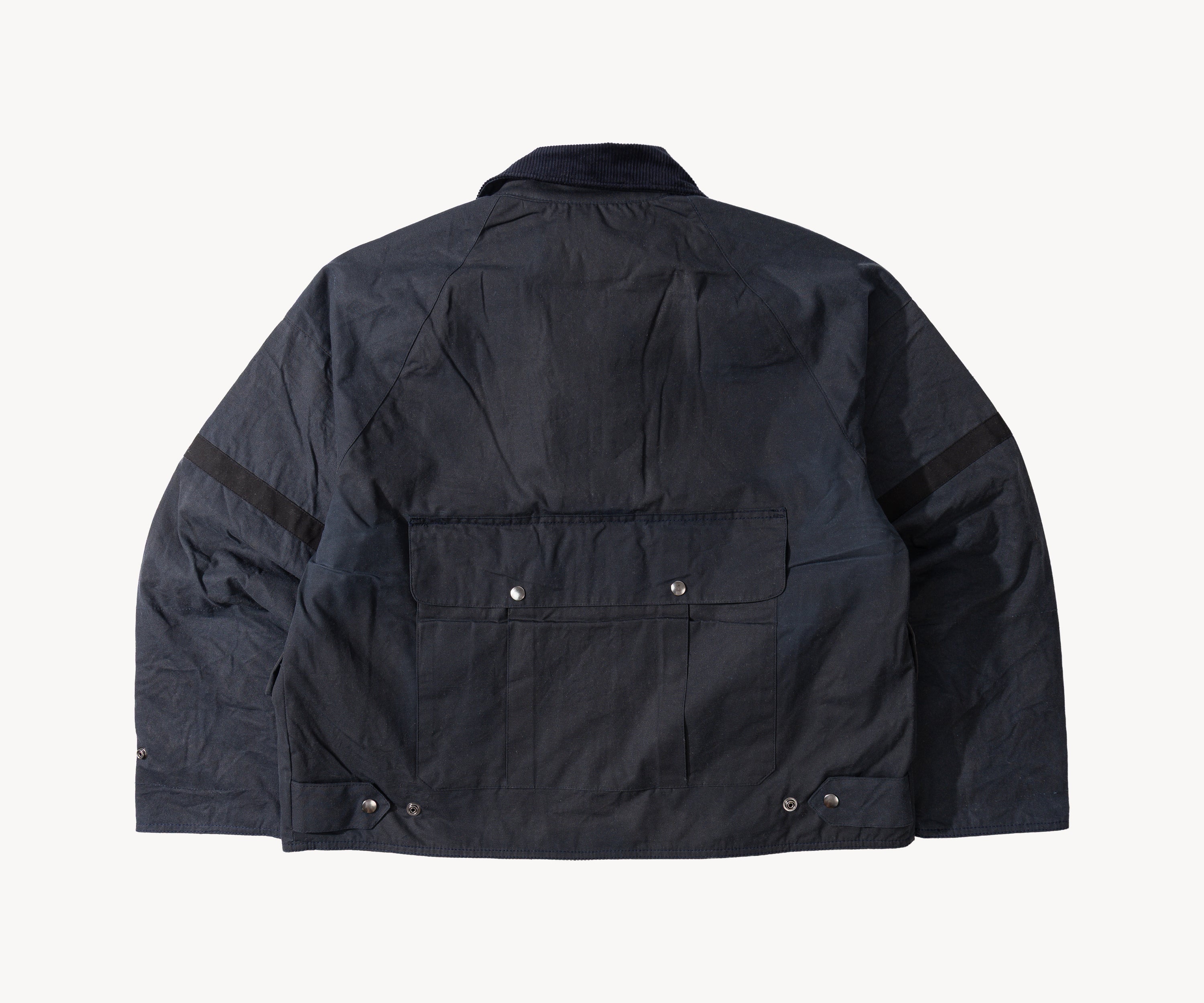 REWORK® TACTICAL WAX JACKET - N° 032 Coats & Jackets X-LARGE / BLUE - BRUT Clothing US