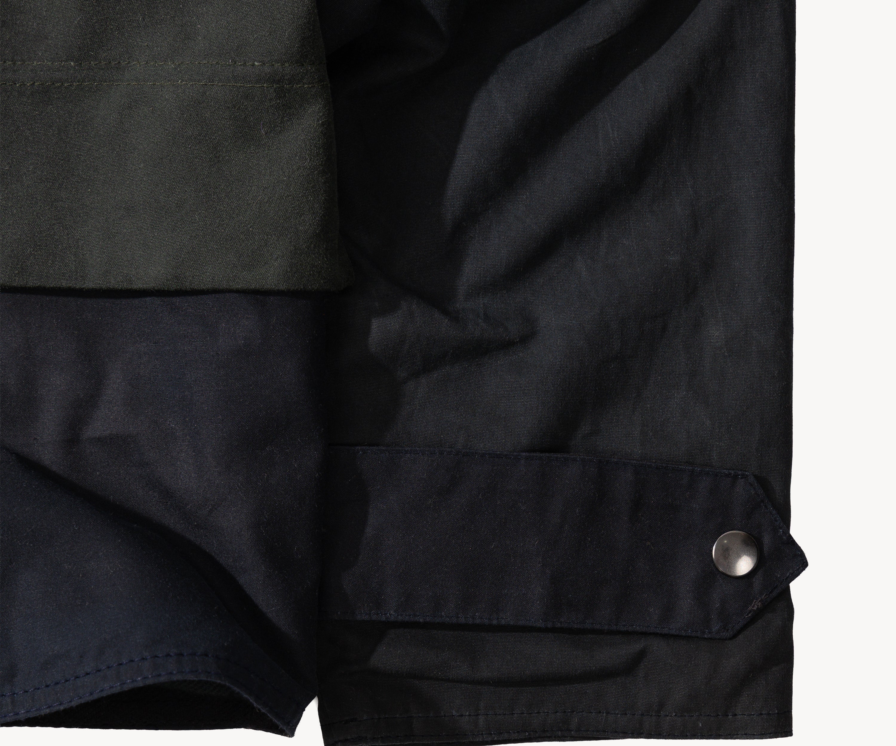 REWORK® TACTICAL WAX JACKET - N° 003 Coats & Jackets SMALL / BLUE - BRUT Clothing US