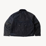 REWORK® TACTICAL WAX JACKET - N° 003 Coats & Jackets SMALL / BLUE - BRUT Clothing US