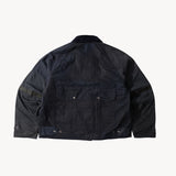 REWORK® TACTICAL WAX JACKET - N° 003 Coats & Jackets SMALL / BLUE - BRUT Clothing US