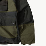 REWORK® FLY WAX JACKET - N° 036 Coats & Jackets LARGE / GREEN - BRUT Clothing US