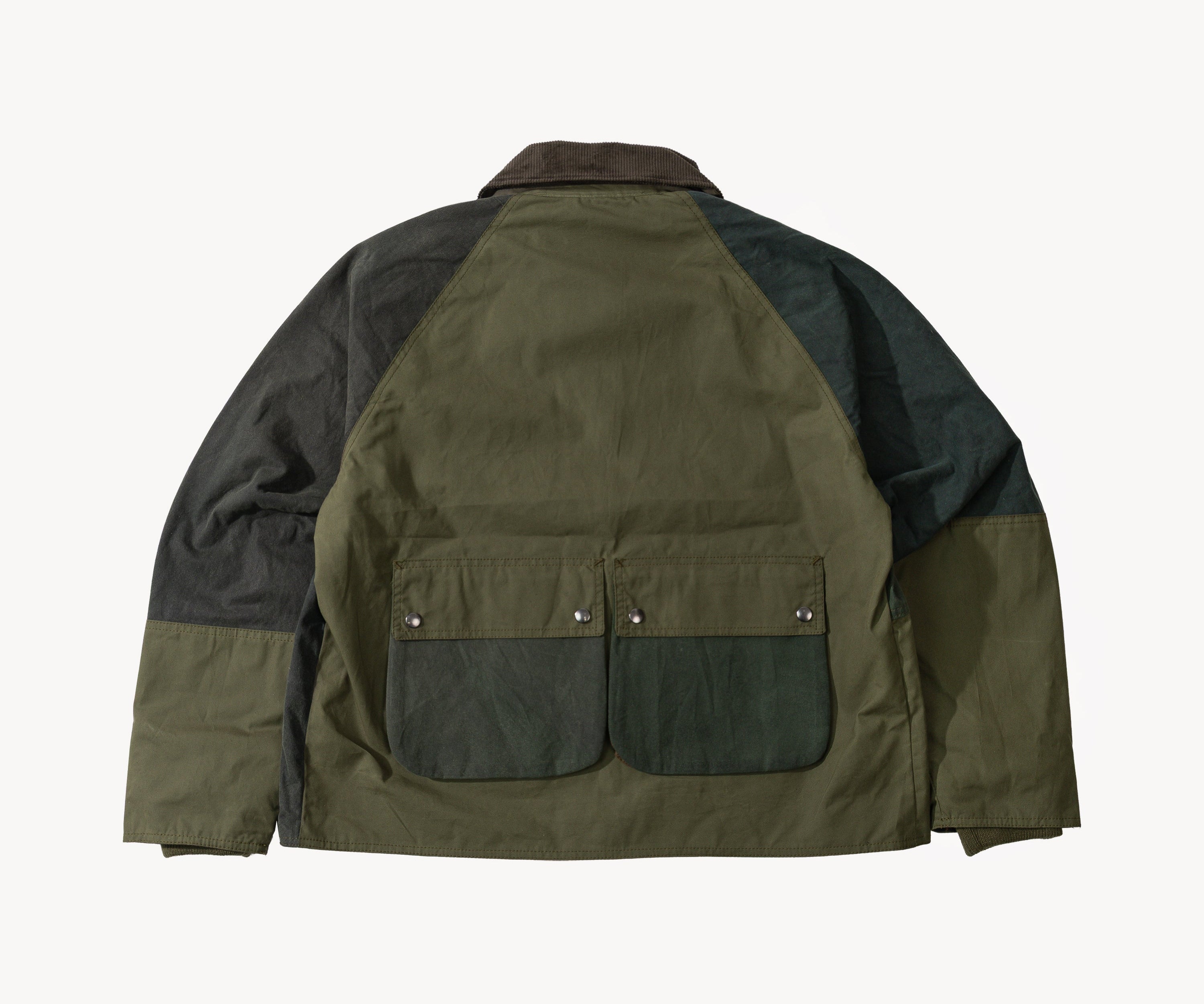 REWORK® FLY WAX JACKET - N° 036 Coats & Jackets LARGE / GREEN - BRUT Clothing US