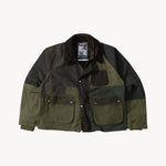REWORK® FLY WAX JACKET - N° 037 Coats & Jackets LARGE / GREEN - BRUT Clothing US