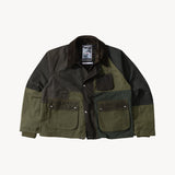REWORK® FLY WAX JACKET - N° 037 Coats & Jackets LARGE / GREEN - BRUT Clothing US