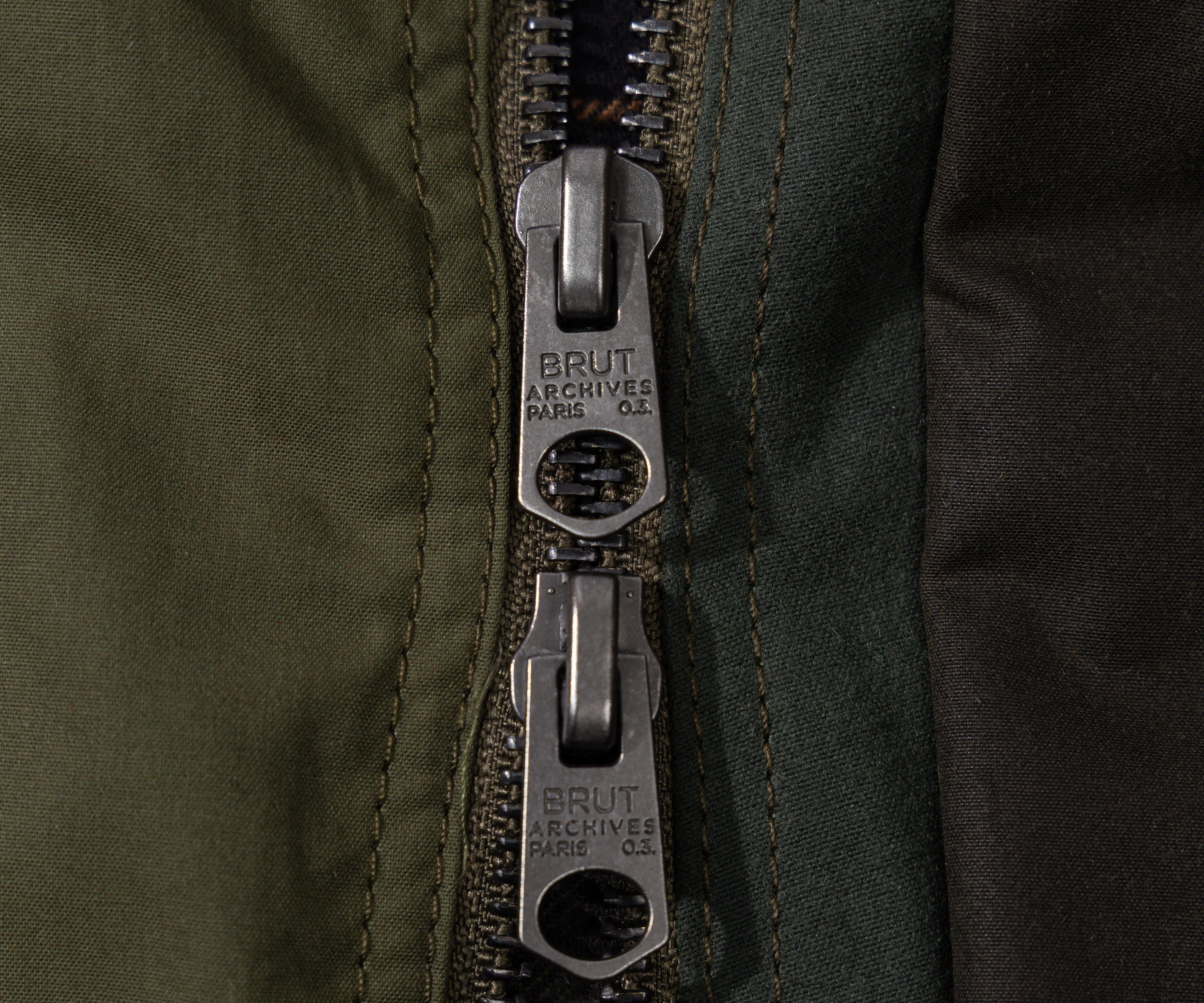 REWORK® FLY WAX JACKET - N° 037 Coats & Jackets LARGE / GREEN - BRUT Clothing US