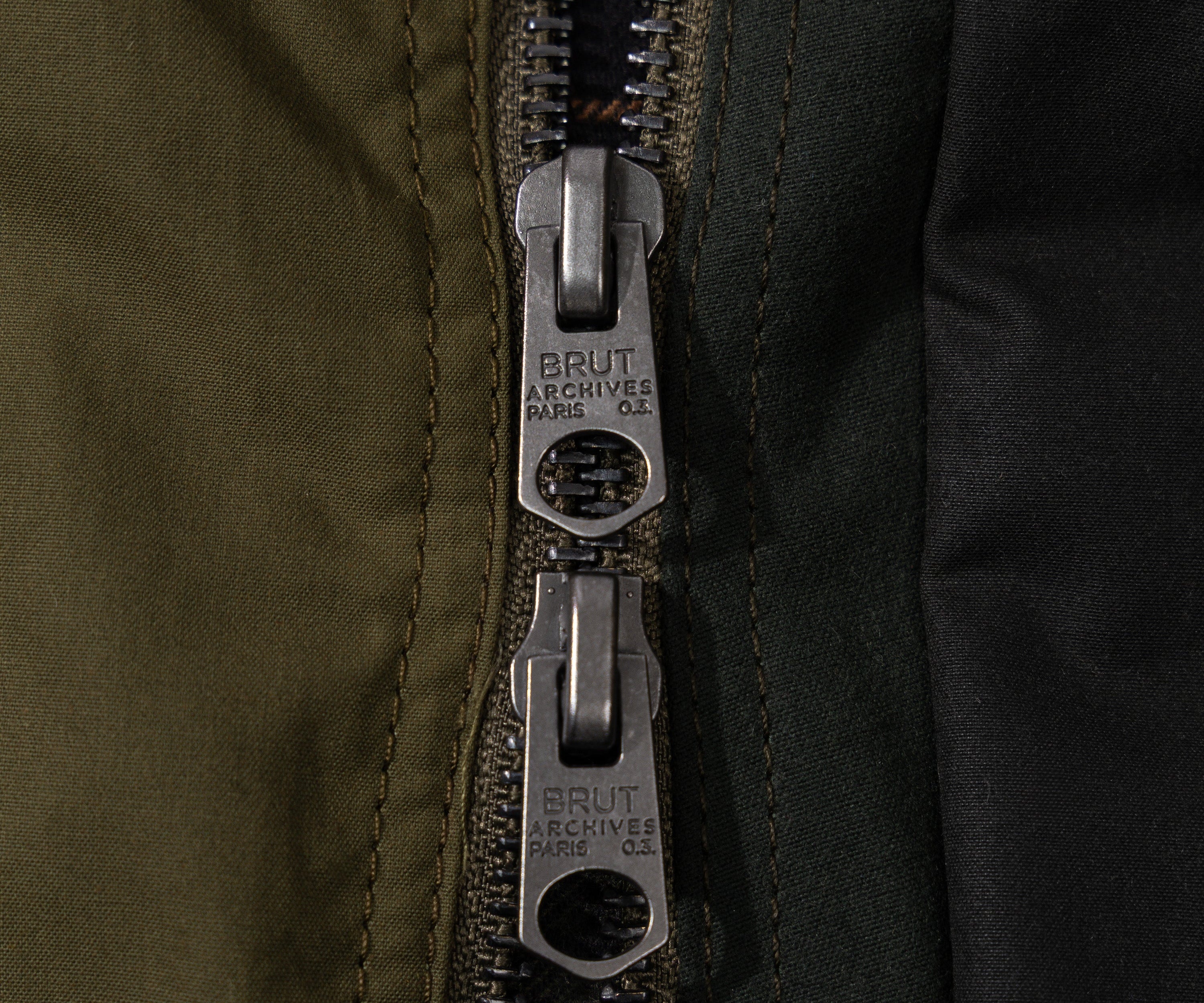 REWORK® FLY WAX JACKET - N° 038 Coats & Jackets LARGE / GREEN - BRUT Clothing US