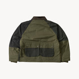REWORK® FLY WAX JACKET - N° 038 Coats & Jackets LARGE / GREEN - BRUT Clothing US