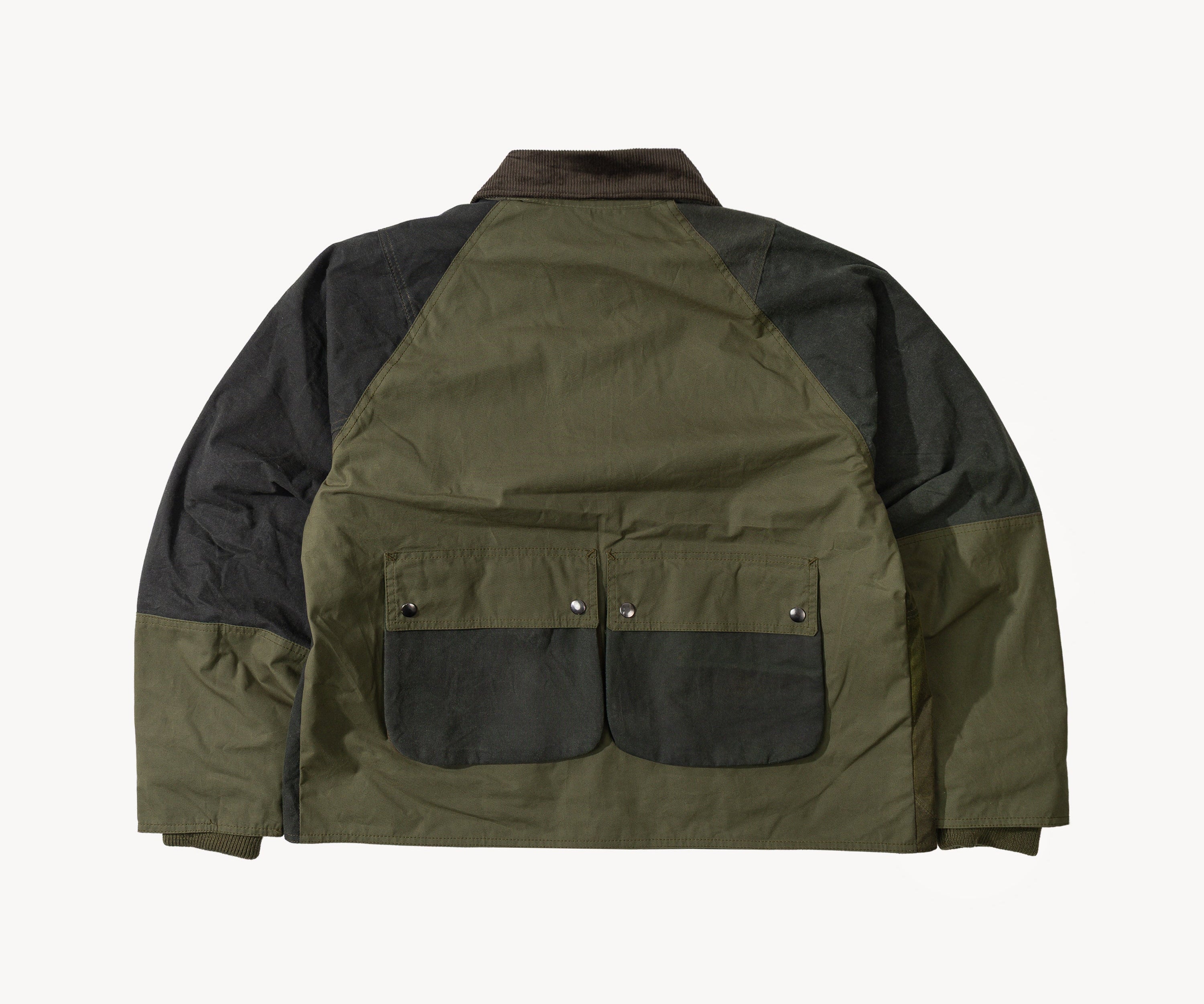 REWORK® FLY WAX JACKET - N° 038 Coats & Jackets LARGE / GREEN - BRUT Clothing US