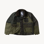 REWORK® FLY WAX JACKET - N° 039 Coats & Jackets LARGE / GREEN - BRUT Clothing US