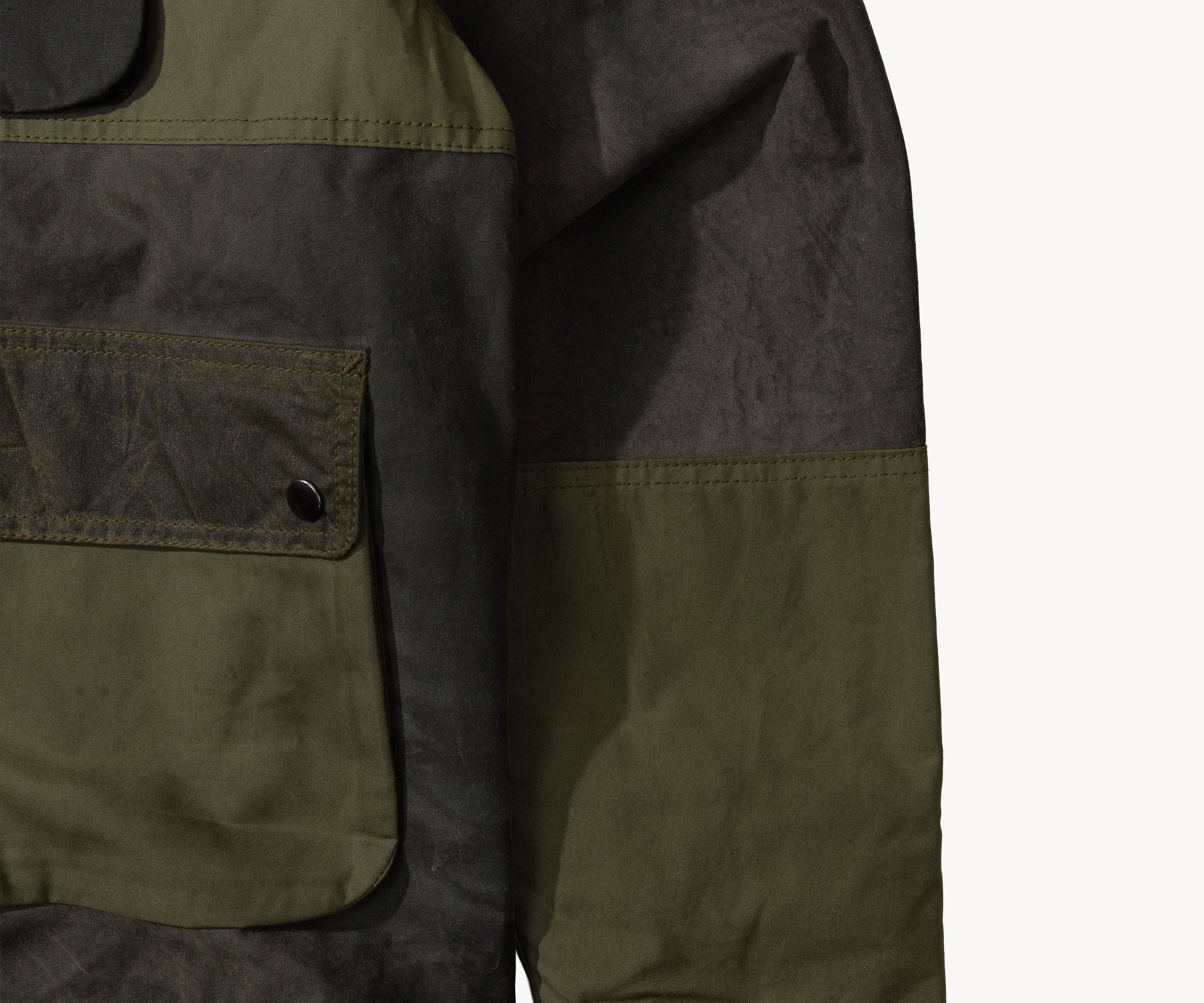 REWORK® FLY WAX JACKET - N° 039 Coats & Jackets LARGE / GREEN - BRUT Clothing US