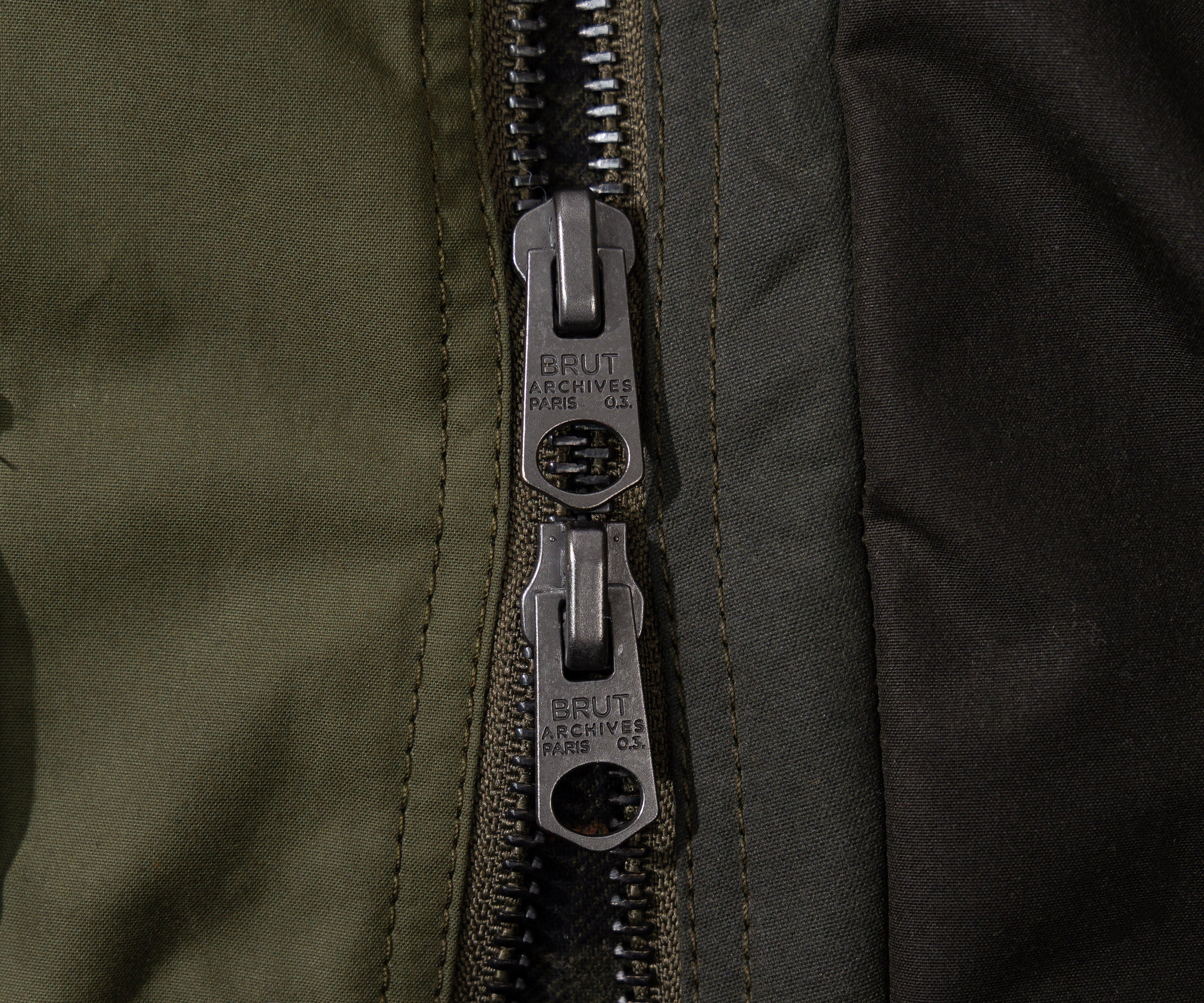 REWORK® FLY WAX JACKET - N° 039 Coats & Jackets LARGE / GREEN - BRUT Clothing US