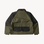 REWORK® FLY WAX JACKET - N° 039 Coats & Jackets LARGE / GREEN - BRUT Clothing US