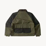 REWORK® FLY WAX JACKET - N° 039 Coats & Jackets LARGE / GREEN - BRUT Clothing US