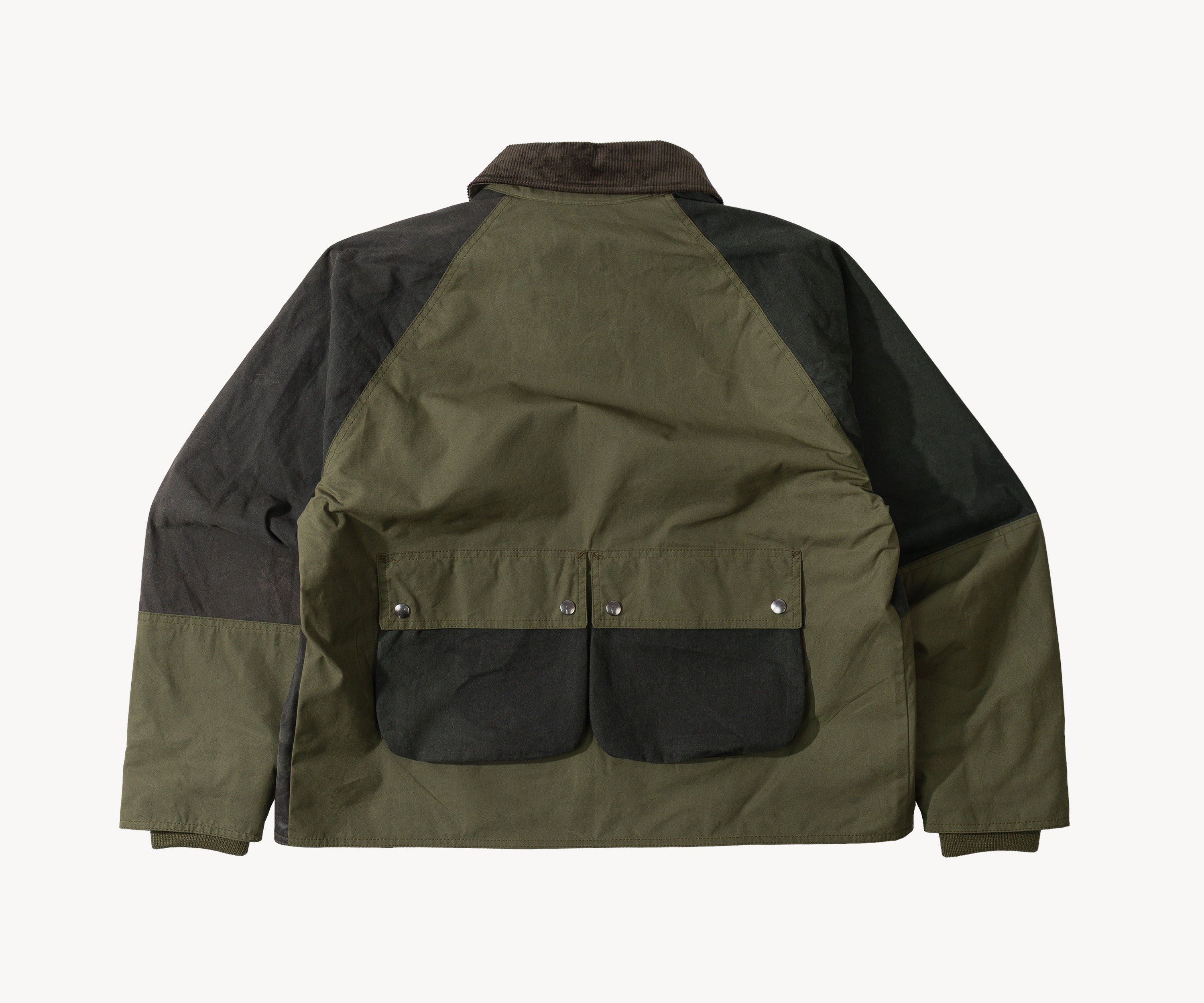 REWORK® FLY WAX JACKET - N° 039 Coats & Jackets LARGE / GREEN - BRUT Clothing US