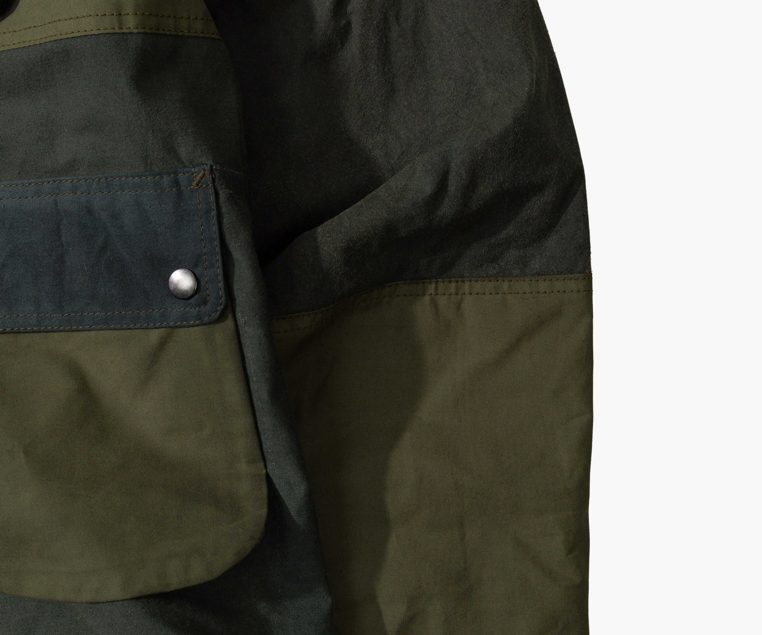 REWORK® FLY WAX JACKET - N° 040 Coats & Jackets LARGE / GREEN - BRUT Clothing US