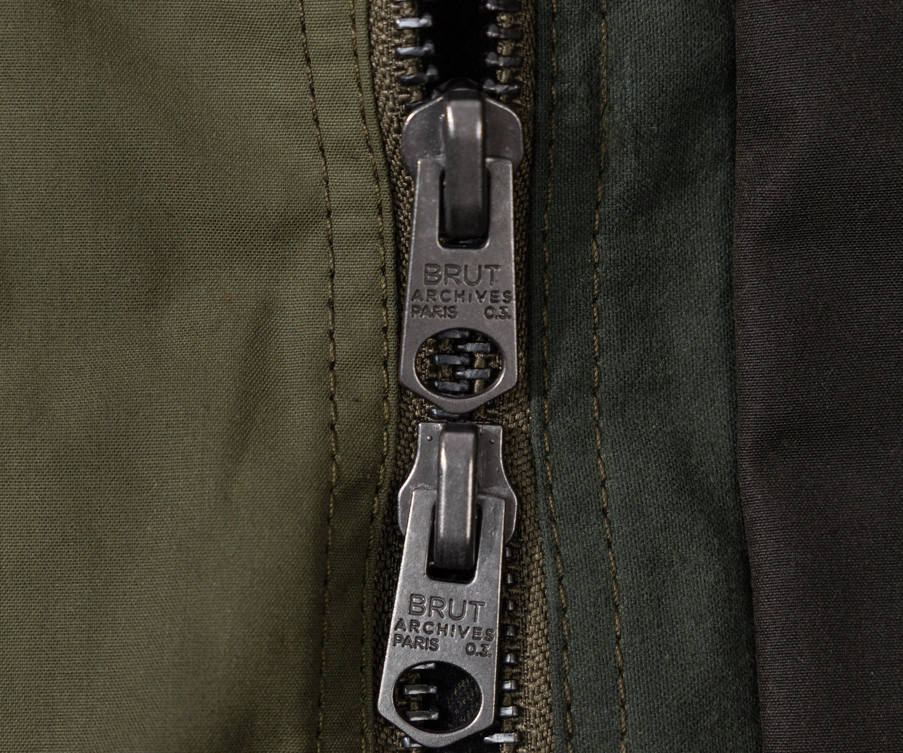 REWORK® FLY WAX JACKET - N° 040 Coats & Jackets LARGE / GREEN - BRUT Clothing US