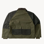 REWORK® FLY WAX JACKET - N° 040 Coats & Jackets LARGE / GREEN - BRUT Clothing US